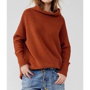 NEW FREE PEOPLE ottoman slouchy fit tunic in sienna